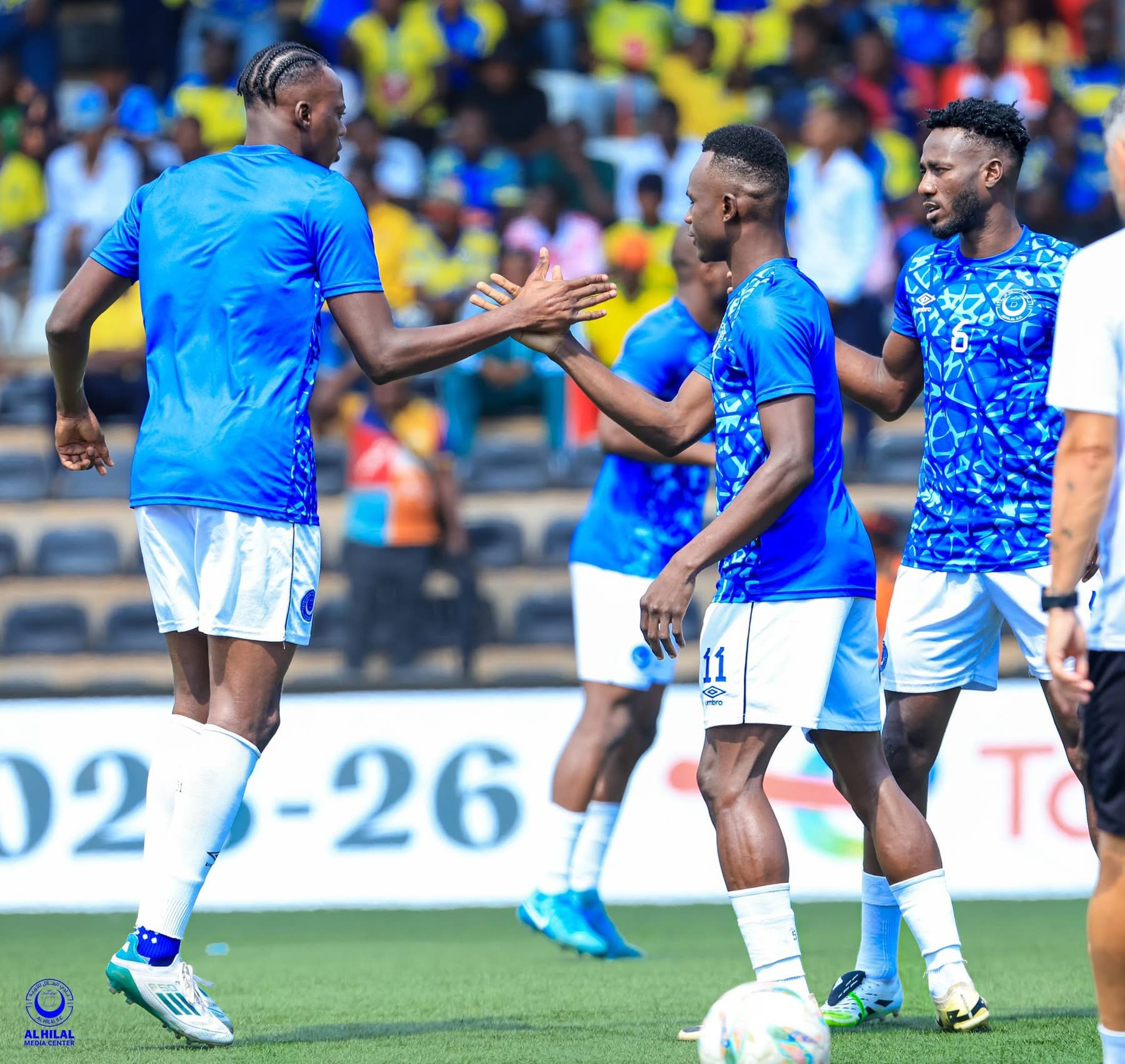 جانب من استعدادات الهلال قبل اللقاء 