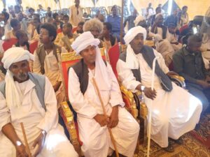 اعيان محلية دُرديب حضور حفل الافتتاح