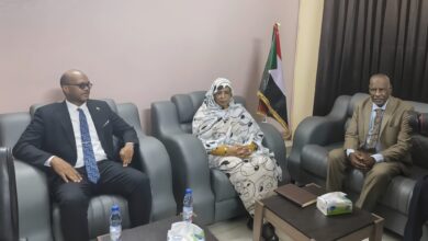 د. لمياء عبد الغفار تتفقد مقر وزارة التعليم المؤقت بأمدرمان 3 IMG 20251228 WA0031
