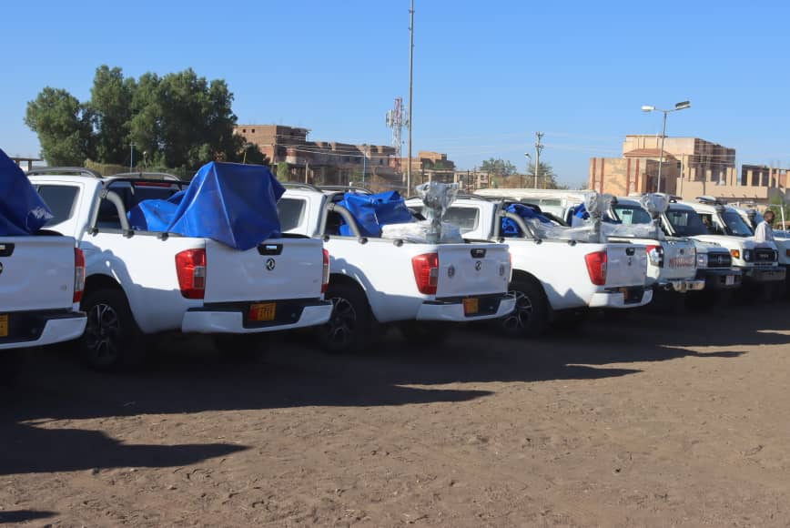 آليات لوجستية لدعم الحملة