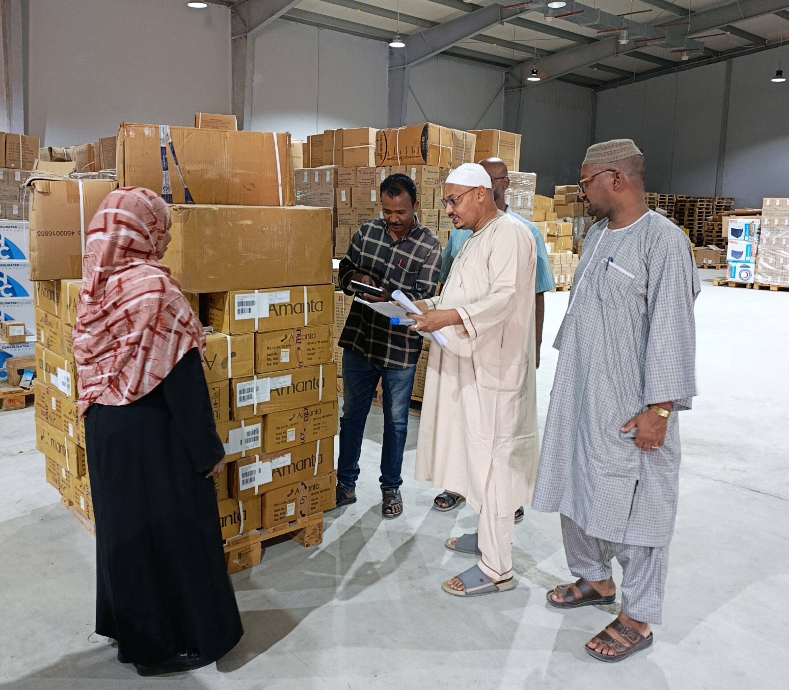 الجرد  لحصر ومطابقةً للموجودات الفعلية مع السجلات المعتمدة بالنظام الإلكتروني