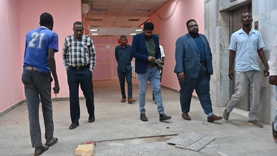 وفد مشترك من وزارة الصحة الاتحادية ومنظمة سابا يزور مستشفى بحري