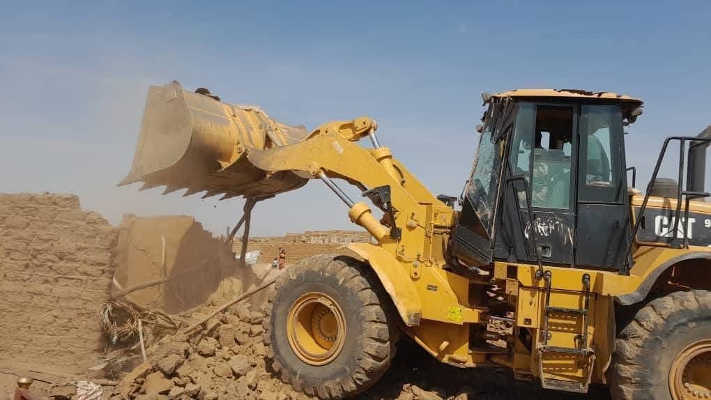 إزالة تعديات على مربعات الخطة الإسكانية شمال بحري