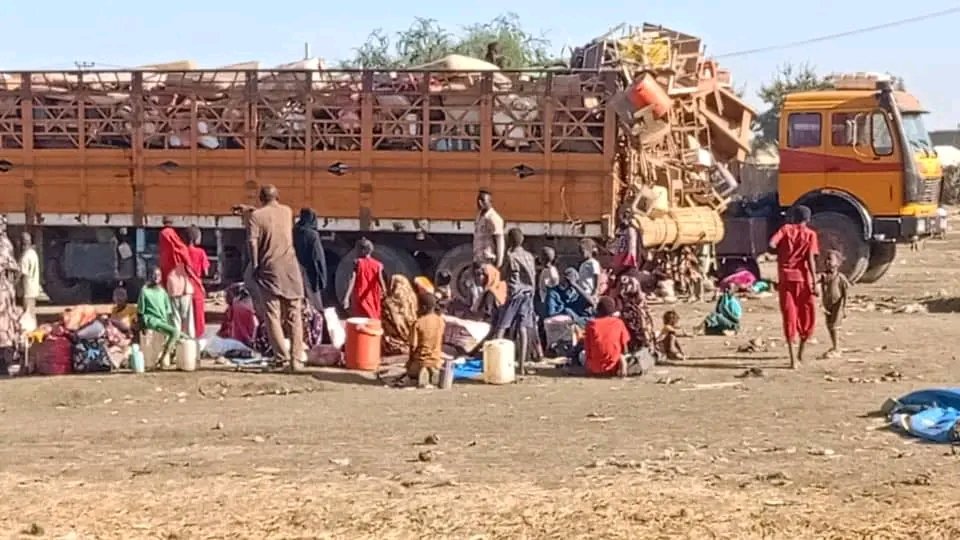 نازحون يصلون ابو جبيهة