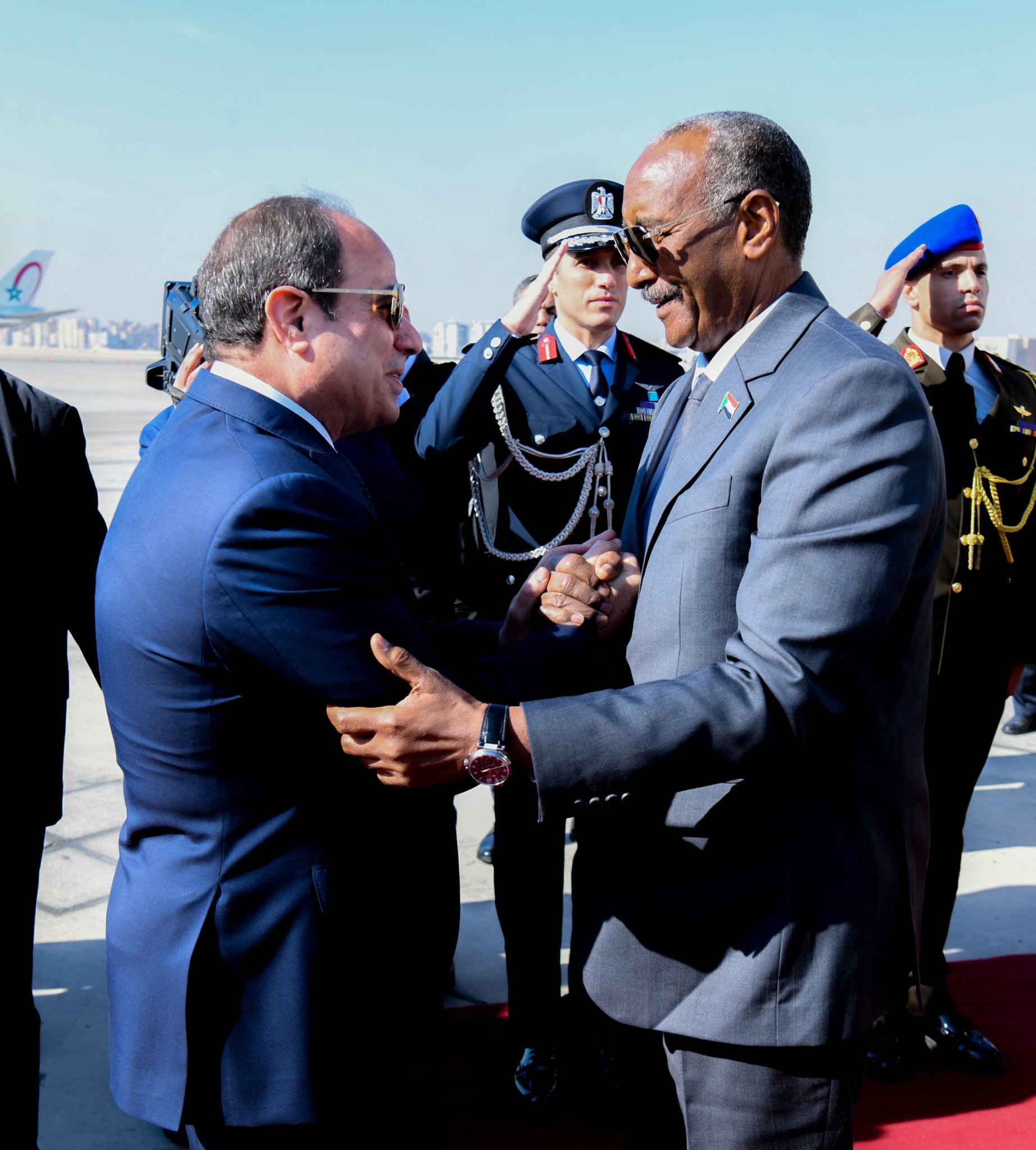 البرهان والسيسي بالقاهرة 