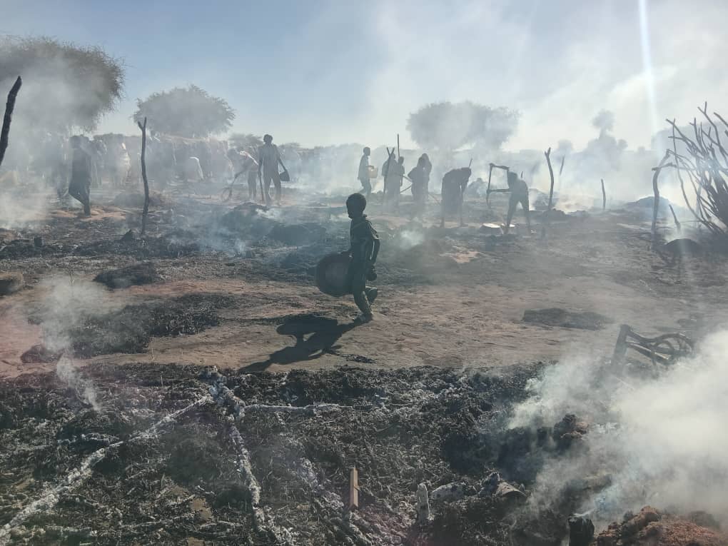 الحريق اسفر عن تدمير نحو 130 منزلاً تدميراً كاملاً، إلى جانب خسائر كبيرة في الممتلكات