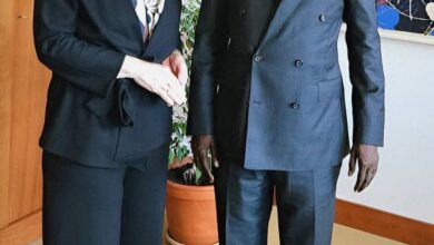 مناوي يطالب بتصنيف الدعم السريع منظمة إرهابية 6 مناوي يلتقي جيسا برويتغام بمقر وزارة الخارجية الألمانية في برلين.