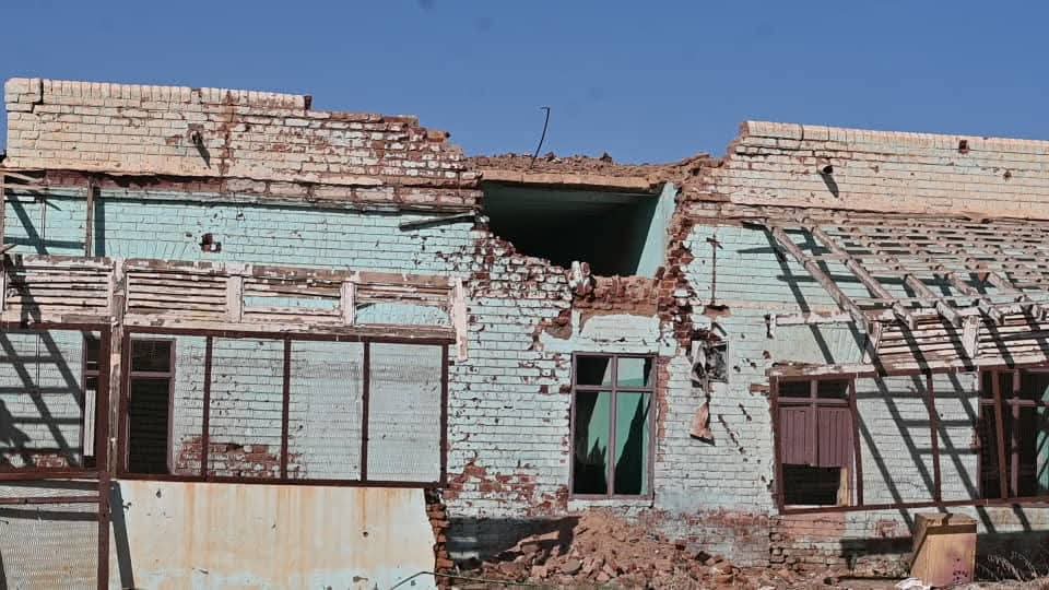 الوقوف على حجم الأضرار التي لحقت بالمستشفى جراء الحرب 