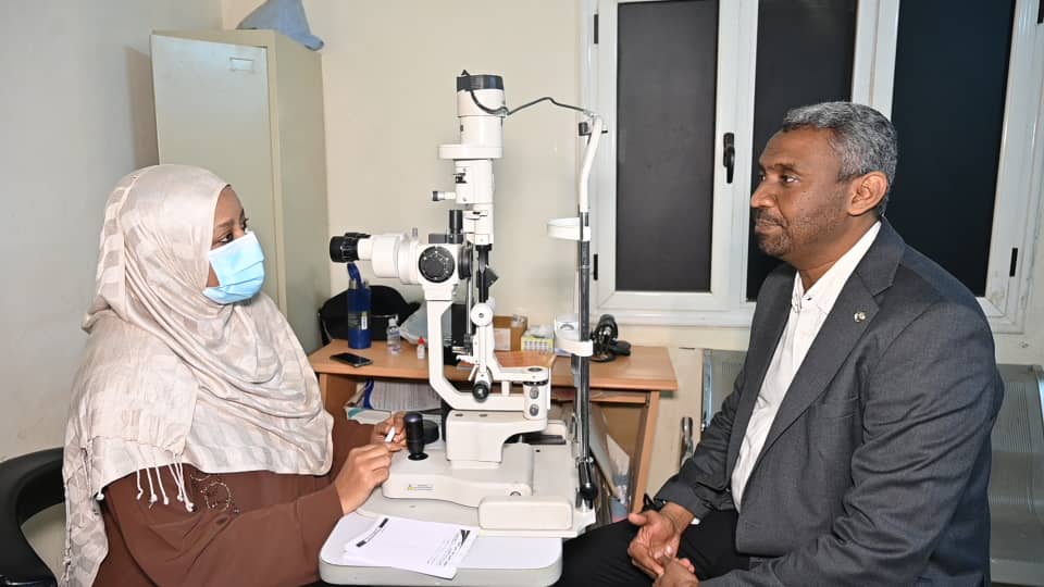 تقديم خدمات العيون لمواطني جميع ولايات السودان