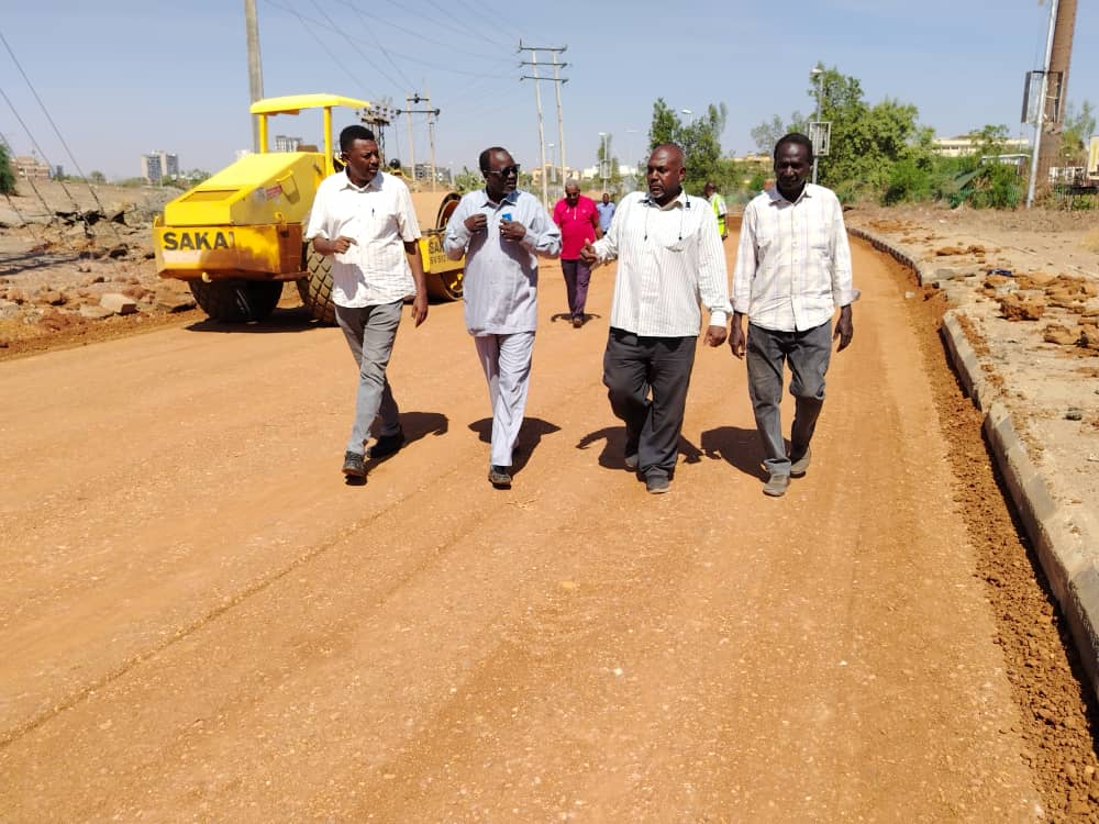 الجولة الوقوف على أعمال تأهيل شارع الغابة وشارع الساحة