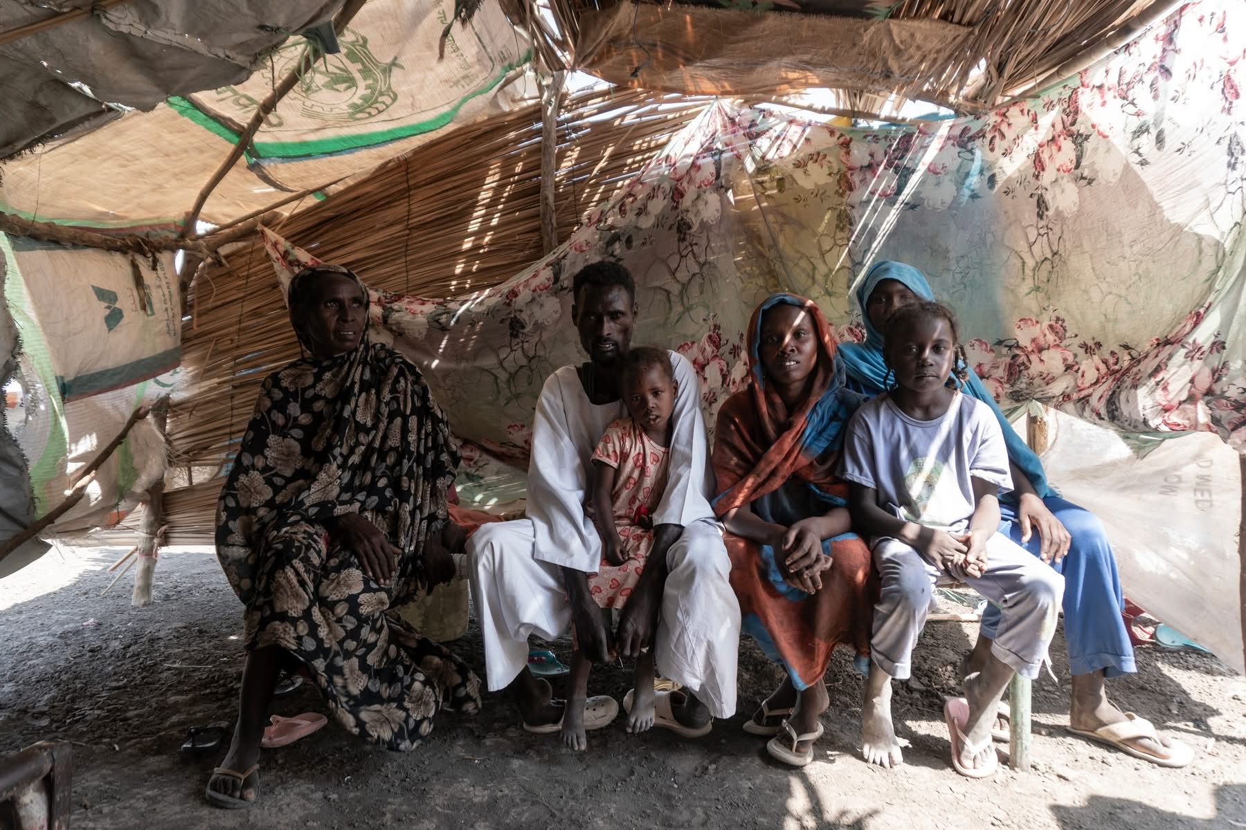 نازحون جدد يصلون النيل الأبيض 