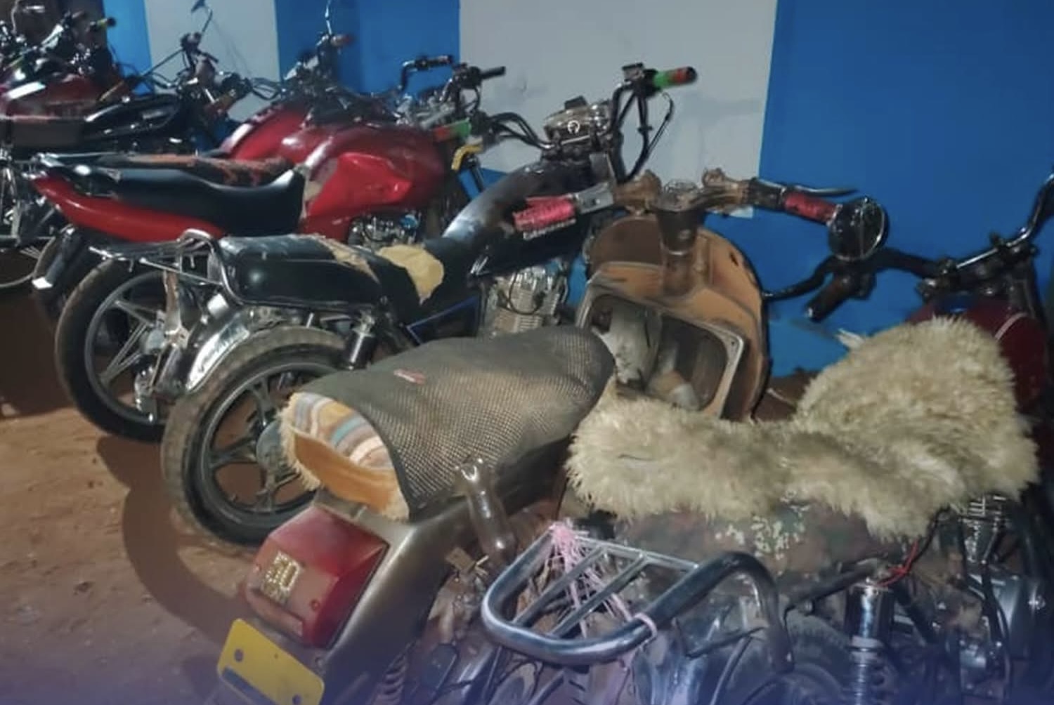 ضبط دراجات نارية غير مقننة