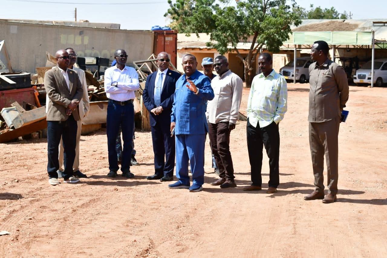 زيارة ميدانية للورشة المركزية للهيئة بمدينة بحري، والوقوف على أعمال إعادة تأهيلها