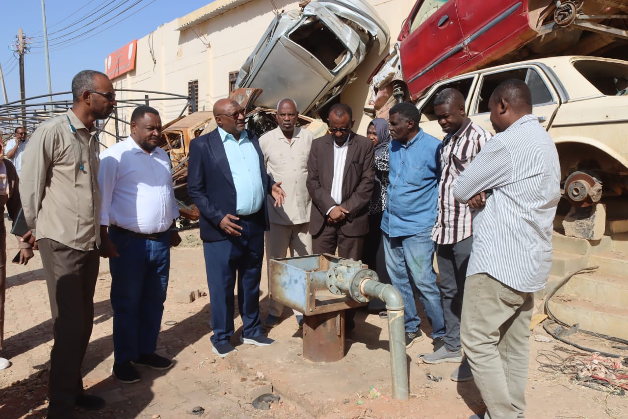 الوقوف على البئر الخاصة بالمستشفى والاحتياجات اللازمة لتشغيله