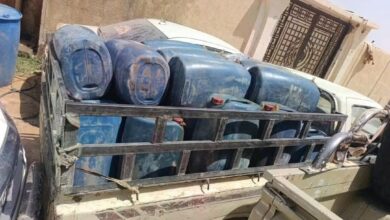 ضبط 6 عربات محملة بـ1860 جالوناً من الجازولين 5 FB IMG 1790101309006