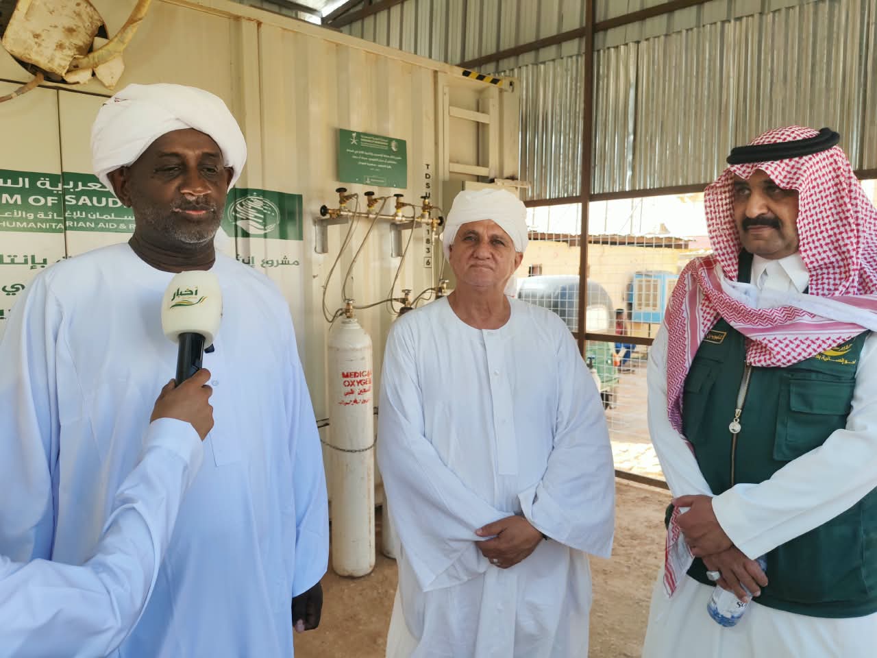 وفد إعلامي سعودي يتفقد مستشفيات أم درمان 1 IMG 20260925 WA0011